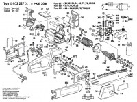 Bosch 0 603 227 042 PKE 30 B Diy Chain Saw 240 V / GB Spare Parts PKE30B
